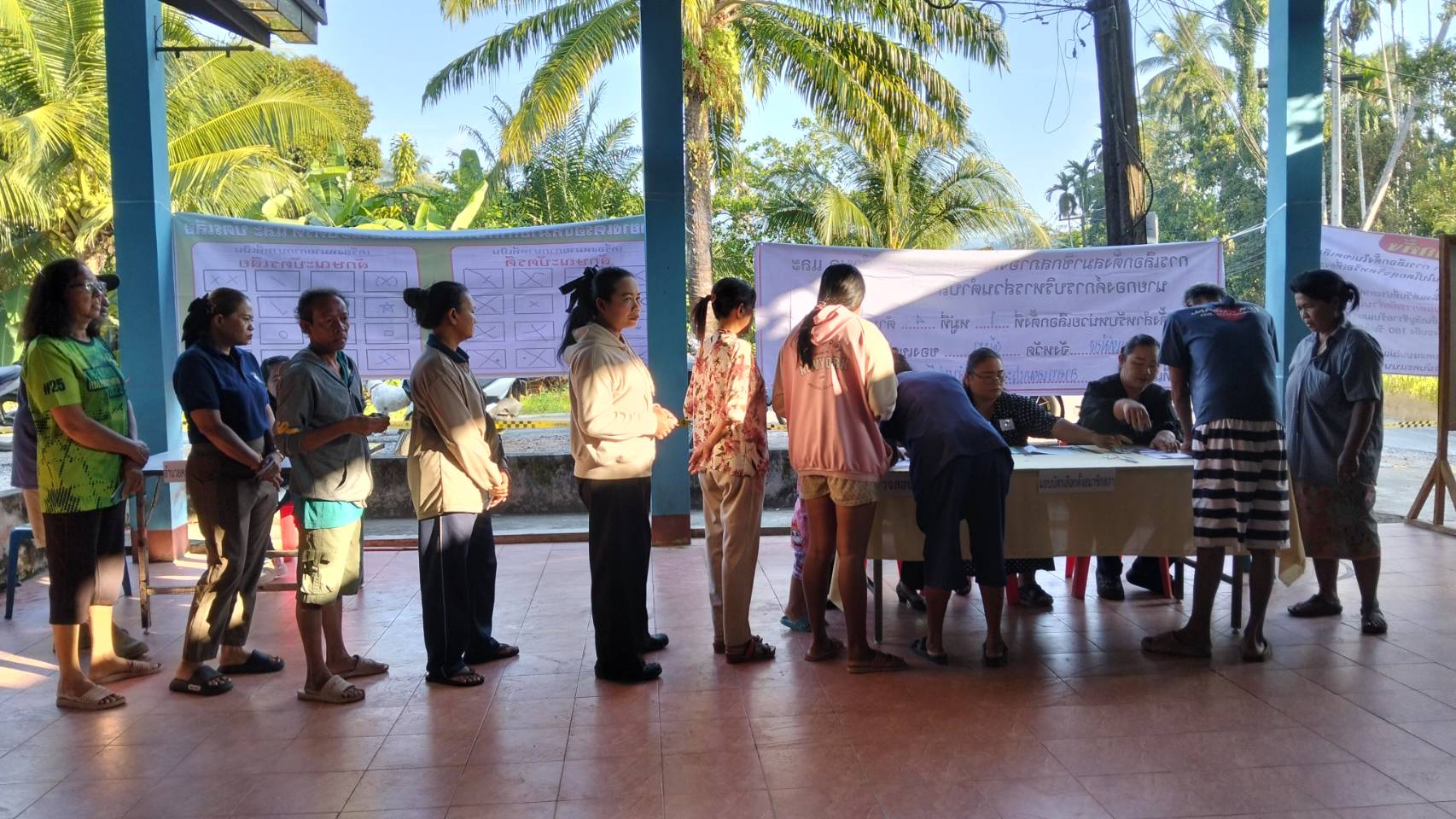 🛑บรรยากาศเปิดหีบเลือกตั้งสมาชิกสภาท้องถิ่นและผู้บริหารท้องถิ่นองค์การบริหารส่วนตำบลทุ่งมะพร้าว ในวันอาทิตย์ 11 มกราคม 2569